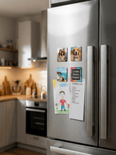 Custom Square Photo Magnet – Turn Memories into Decor - Laser Art MTL