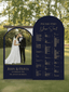 Custom Wedding Seating Chart - Laser Art MTL