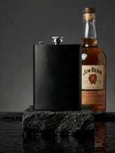 Personalized 8oz Hip Flask - Laser Art MTL