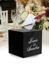 Personalized Card Box | Acrylic | Money, Ballot Wedding Box - Laser Art MTL