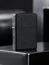 Zippo Classic Black CrackleĀ® | Custom Engrave - Laser Art MTL