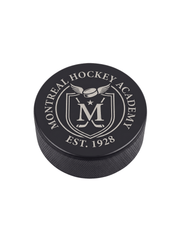 Custom Hockey Puck - Laser Art MTL