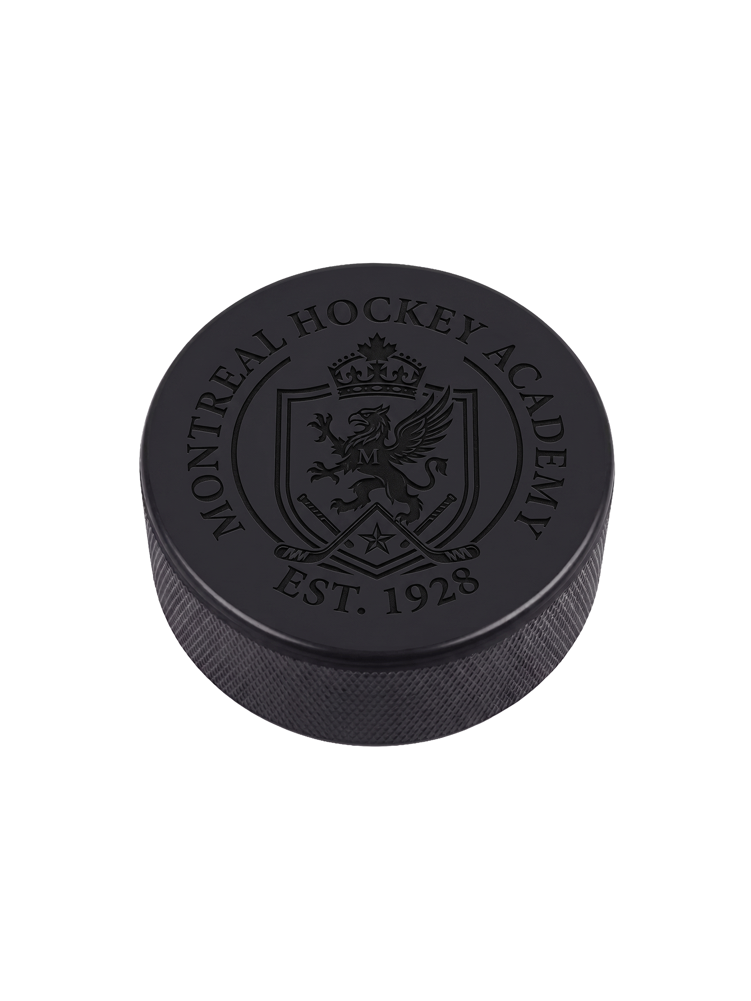 Custom Hockey Puck - Laser Art MTL
