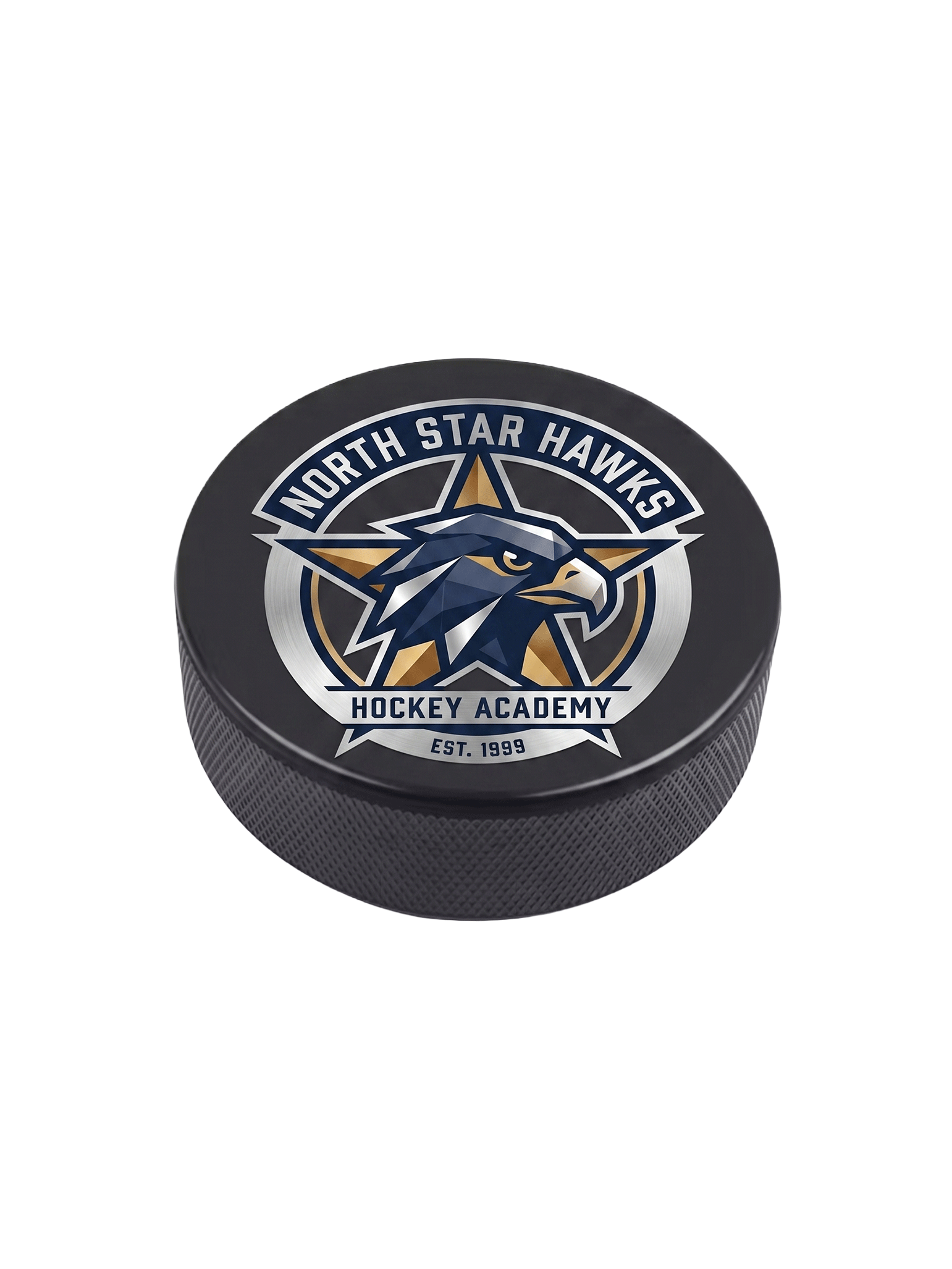 Custom Hockey Puck - Laser Art MTL