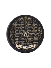 Custom Hockey Puck - Laser Art MTL