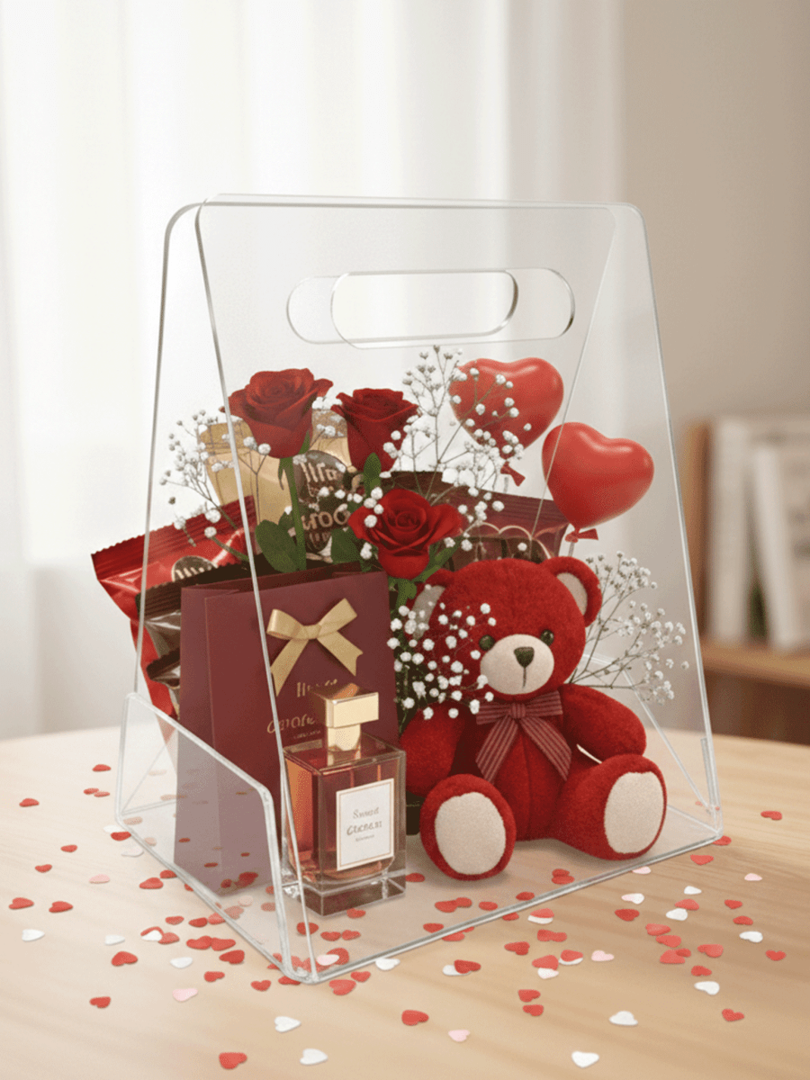 Clear Flower Bags | Acrylic - Laser Art MTL Image principale du produit