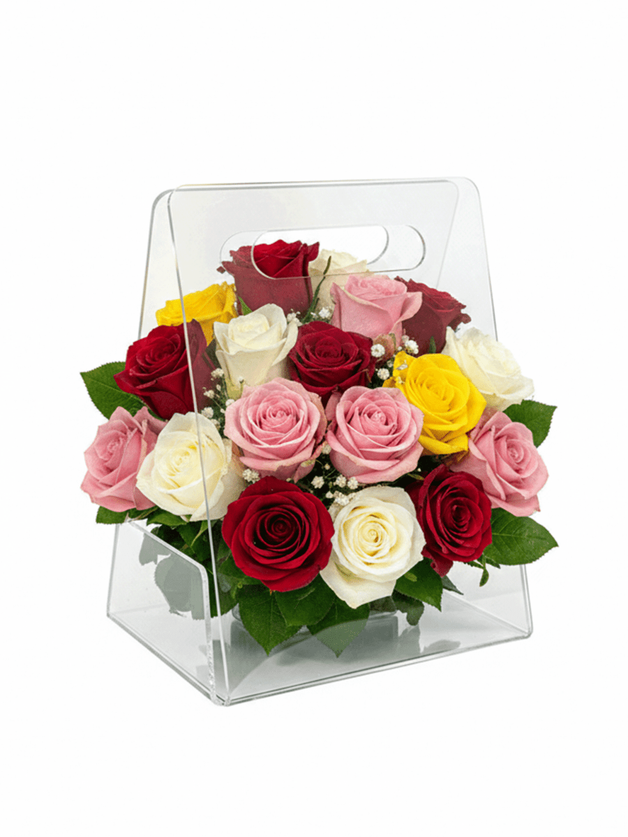 Clear Flower Bags | Acrylic - Laser Art MTL