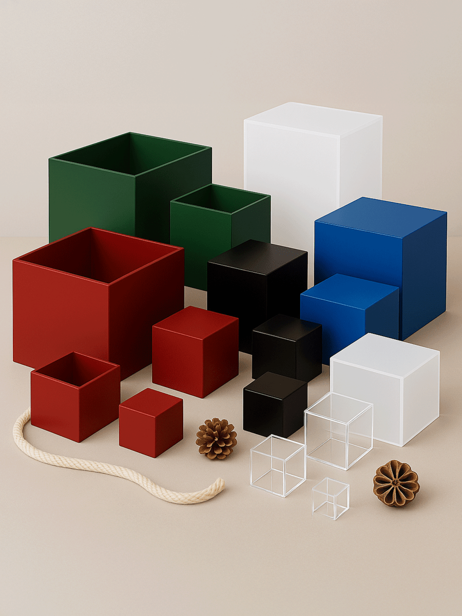 Custom Acrylic Box | 5 - Sided Box - Laser Art MTL Image principale du produit