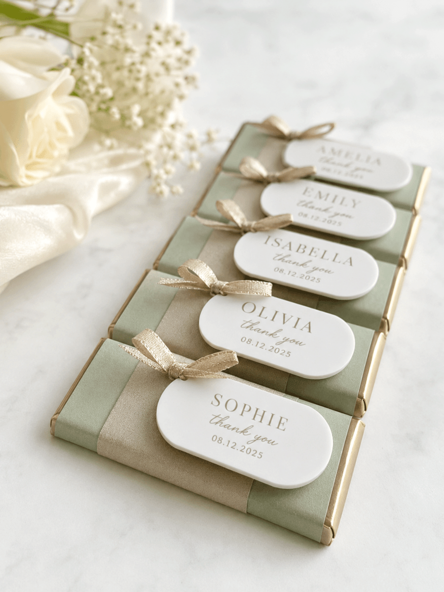 Custom Chocolate Favors - Laser Art MTL