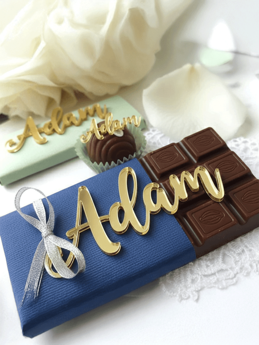 Custom Chocolate Favors - Laser Art MTL Image principale du produit