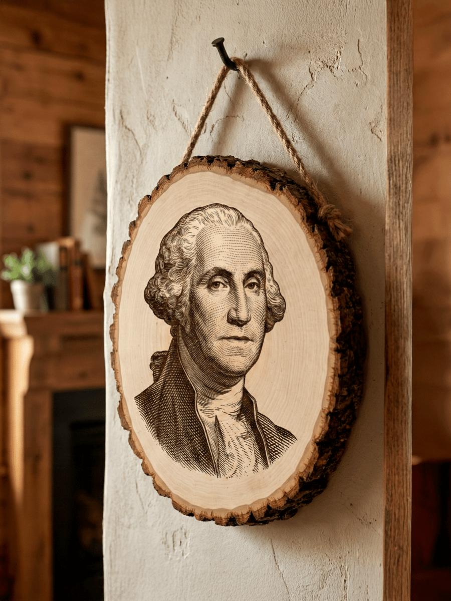 Custom Log wood Engraving | Basswood Plaques - Laser Art MTL
