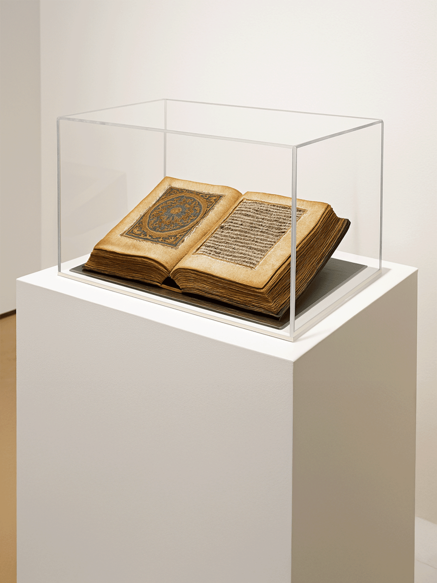 Custom Museum Exhibition Display cases | Acrylic | Plexiglass - Laser Art MTL