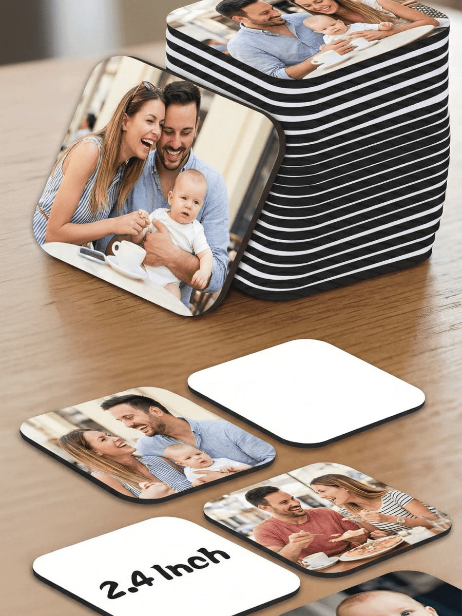 Custom Square Photo Magnet – Turn Memories into Decor Image secondaire du produit