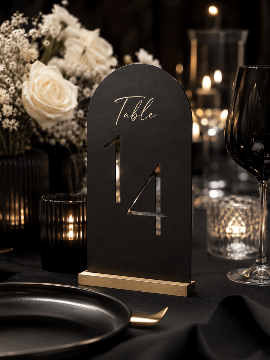 Custom Wedding Table Numbers Secondary image