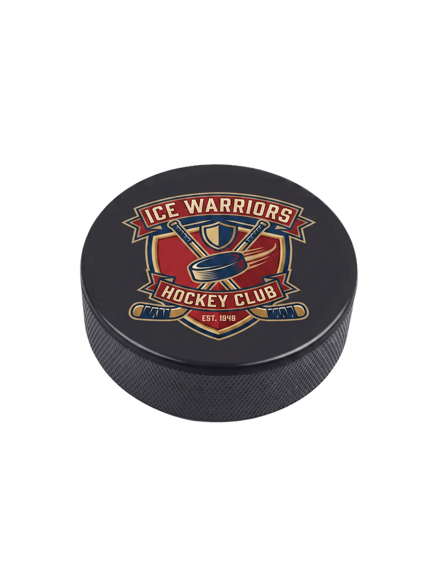 Customized Ice Hockey Pucks - Laser Art MTL