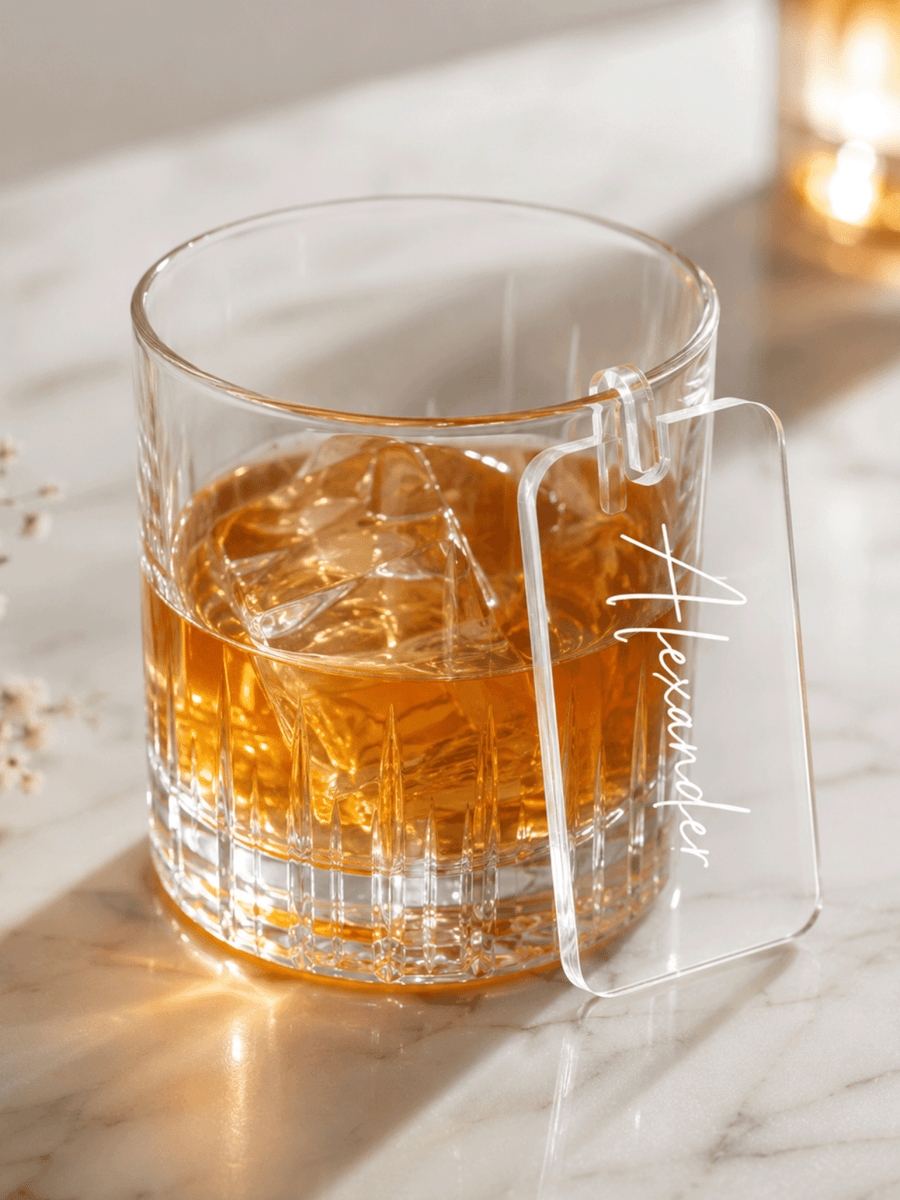 Drink Tags - Events - Wedding - Laser Art MTL
