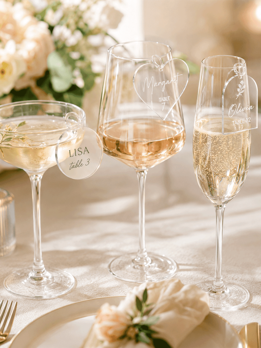 Drink Tags - Events - Wedding - Laser Art MTL