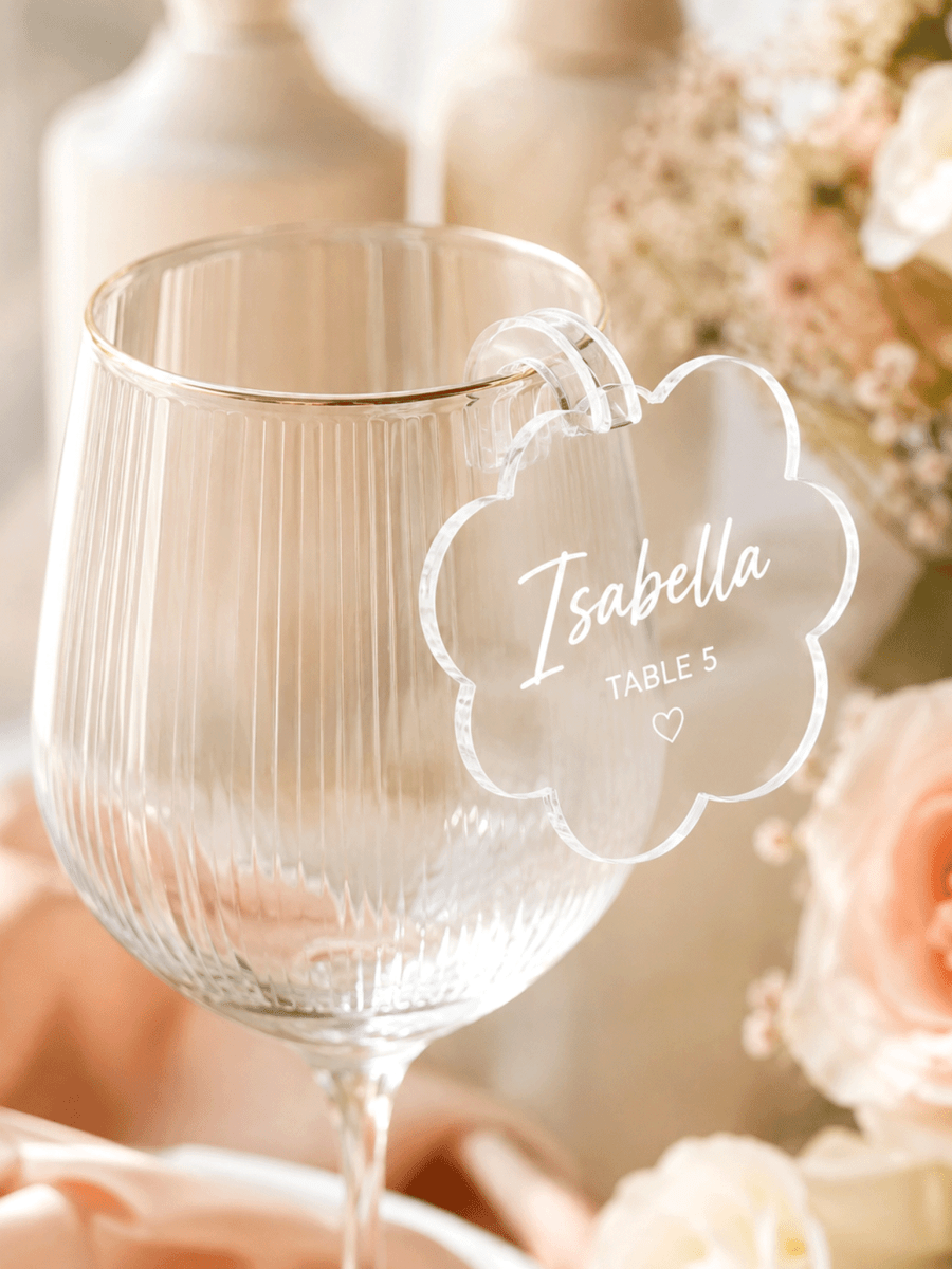 Drink Tags - Events - Wedding - Laser Art MTL