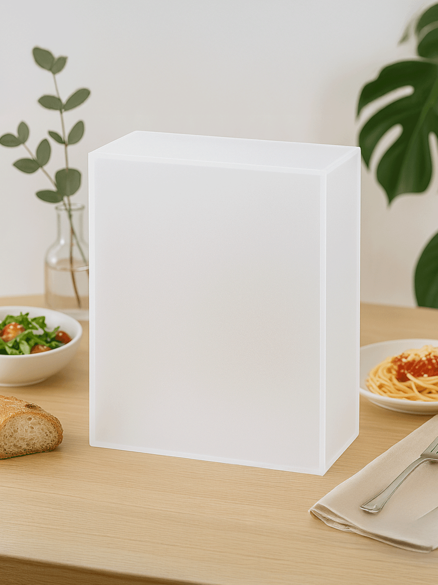 Frosted Acrylic 5 - Sided Box - Laser Art MTL