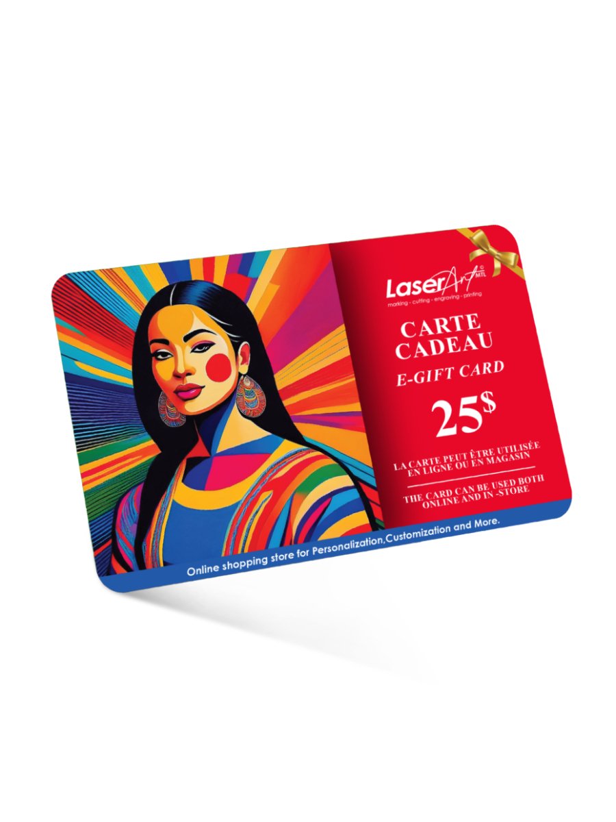 Laser Art MTL E - Gift card - Laser Art MTL Image principale du produit