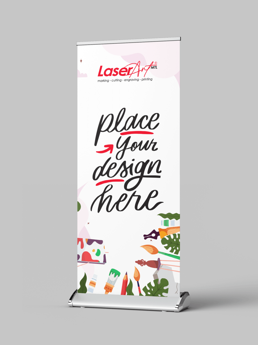 Roll - Up Banners - Laser Art MTL Image principale du produit