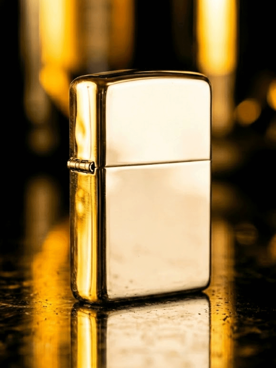 Zippo Armor® High Polish Brass | Custom Engrave - Laser Art MTL Image principale du produit