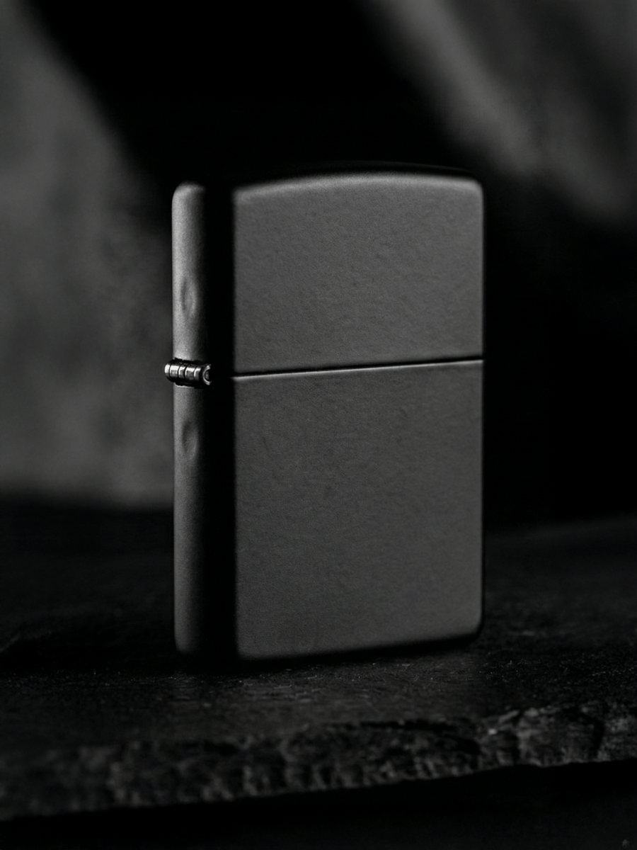 Zippo Black Matte | Custom Engrave - Laser Art MTL Image principale du produit