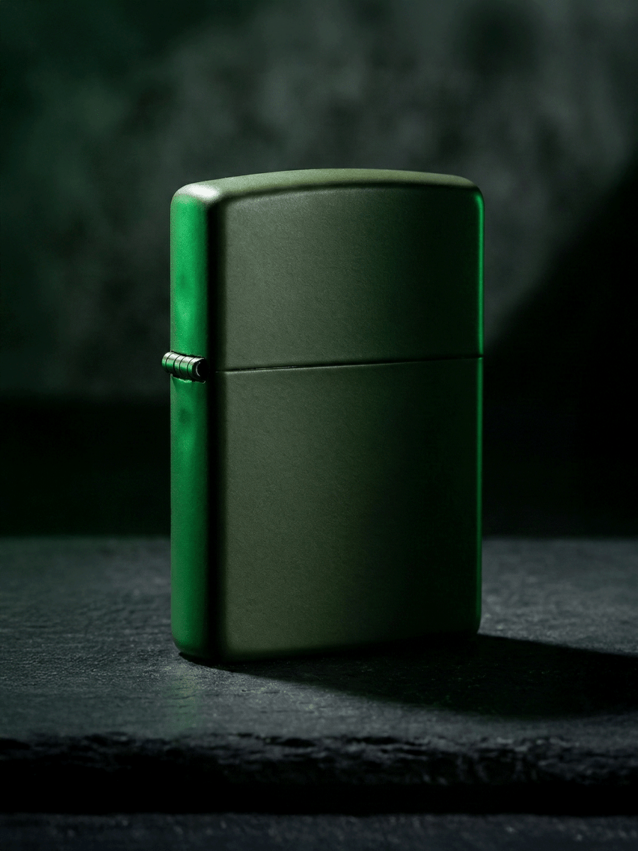 Zippo Green Matte | Custom Engrave - Laser Art MTL Image principale du produit
