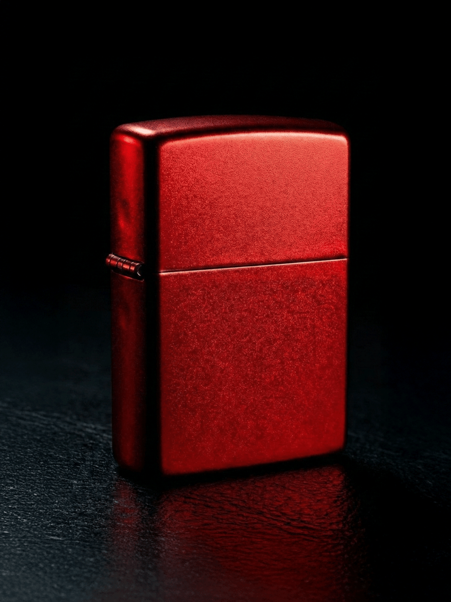 Zippo Metallic Red Matte | Custom Engrave - Laser Art MTL Image principale du produit