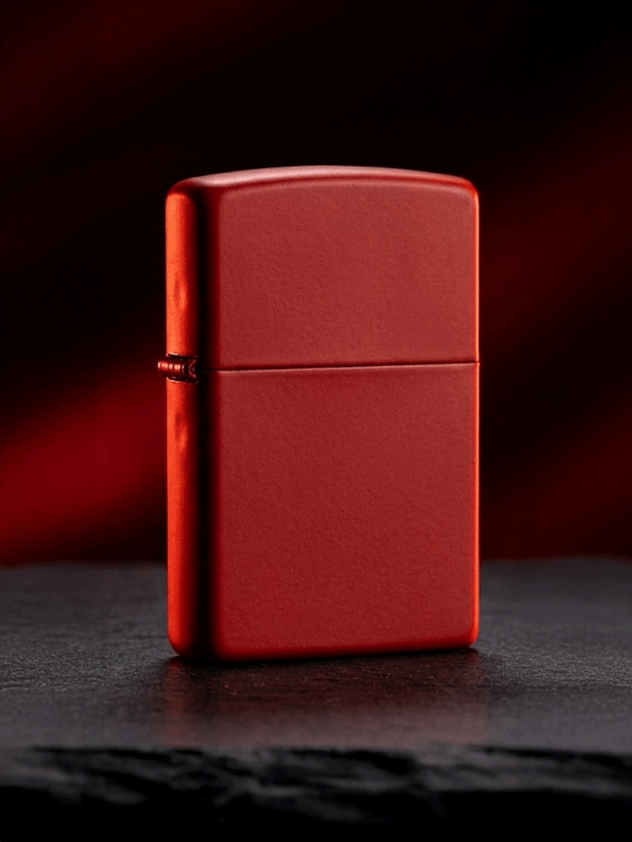 Zippo Red Matte | Custom Engrave - Laser Art MTL