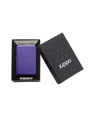 Zippo Reg Purple Matte | Custom Engrave - Laser Art MTL