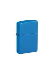 Zippo Reg Sky Blue Matte | Custom Engrave - Laser Art MTL