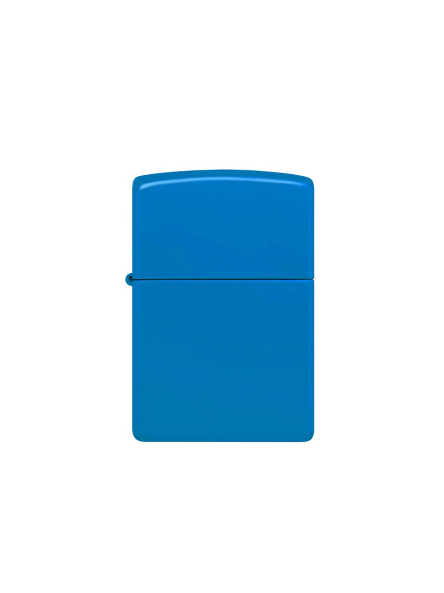 Zippo Reg Sky Blue Matte | Custom Engrave - Laser Art MTL