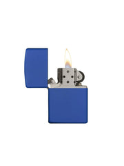 Zippo Royal Blue Matte | Custom Engrave - Laser Art MTL
