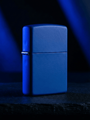 Zippo Royal Blue Matte | Custom Engrave - Laser Art MTL