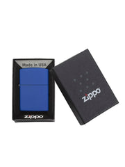Zippo Royal Blue Matte | Custom Engrave - Laser Art MTL