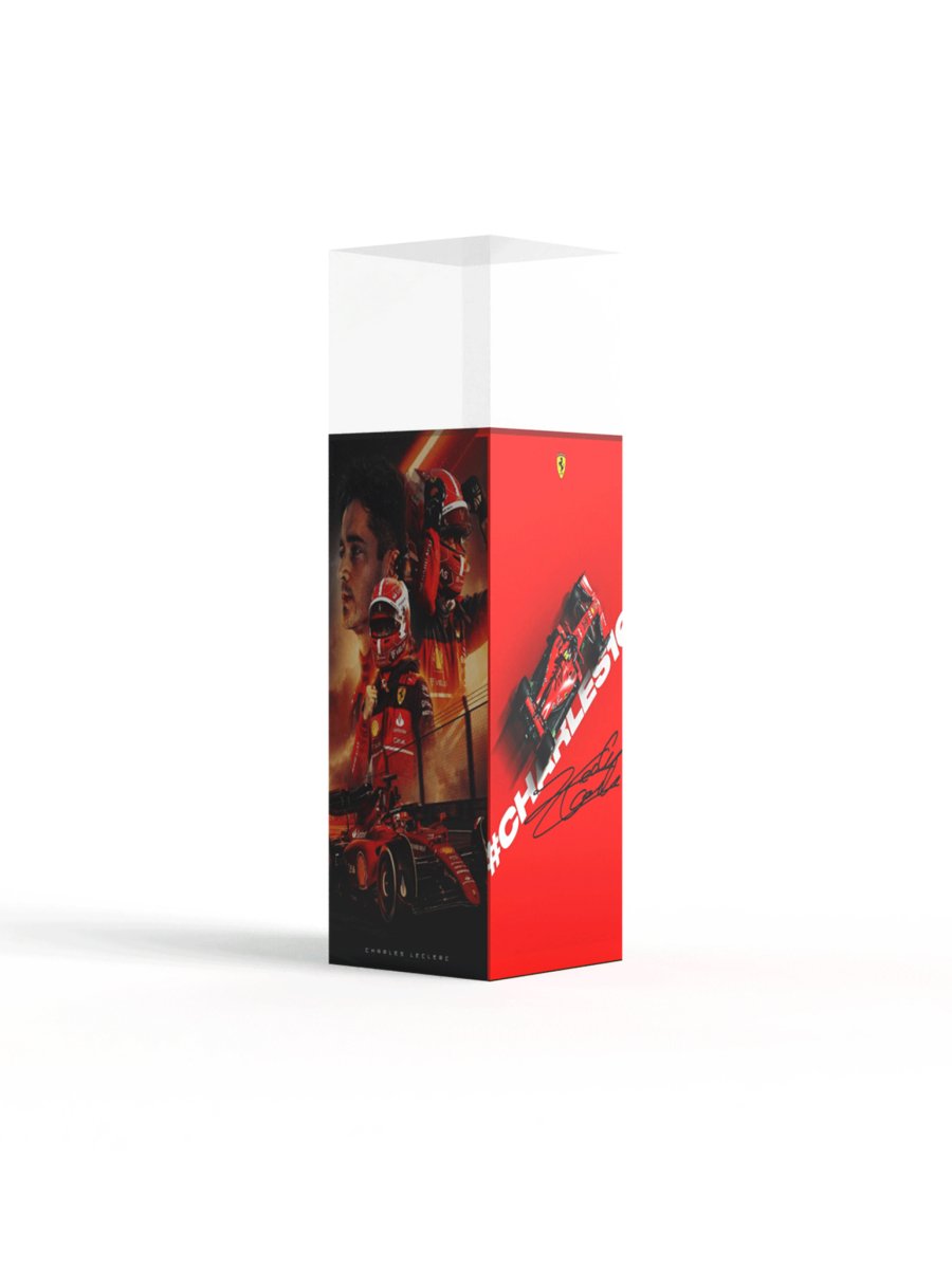 Custom Pedestal Display Case - Laser Art MTL Image principale du produit
