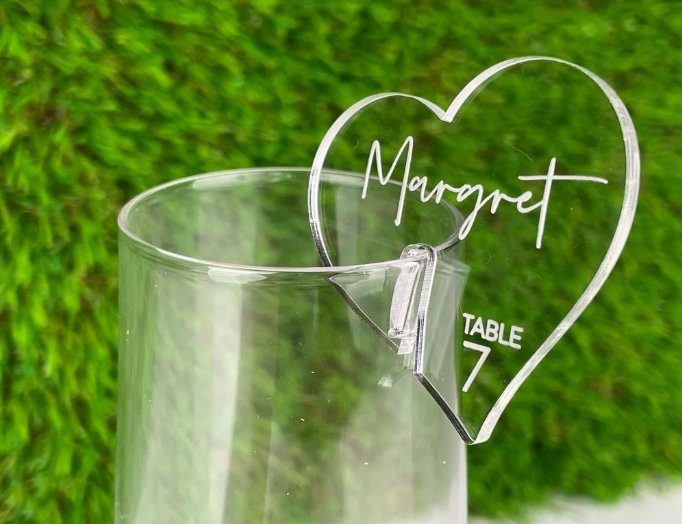 Drink Tags - Events - Wedding - Laser Art MTL