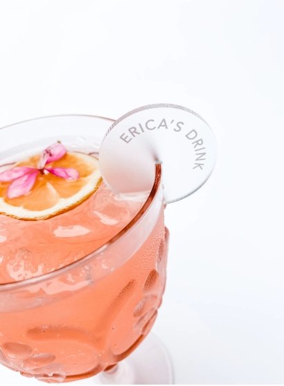 Drink Tags - Events - Wedding - Laser Art MTL