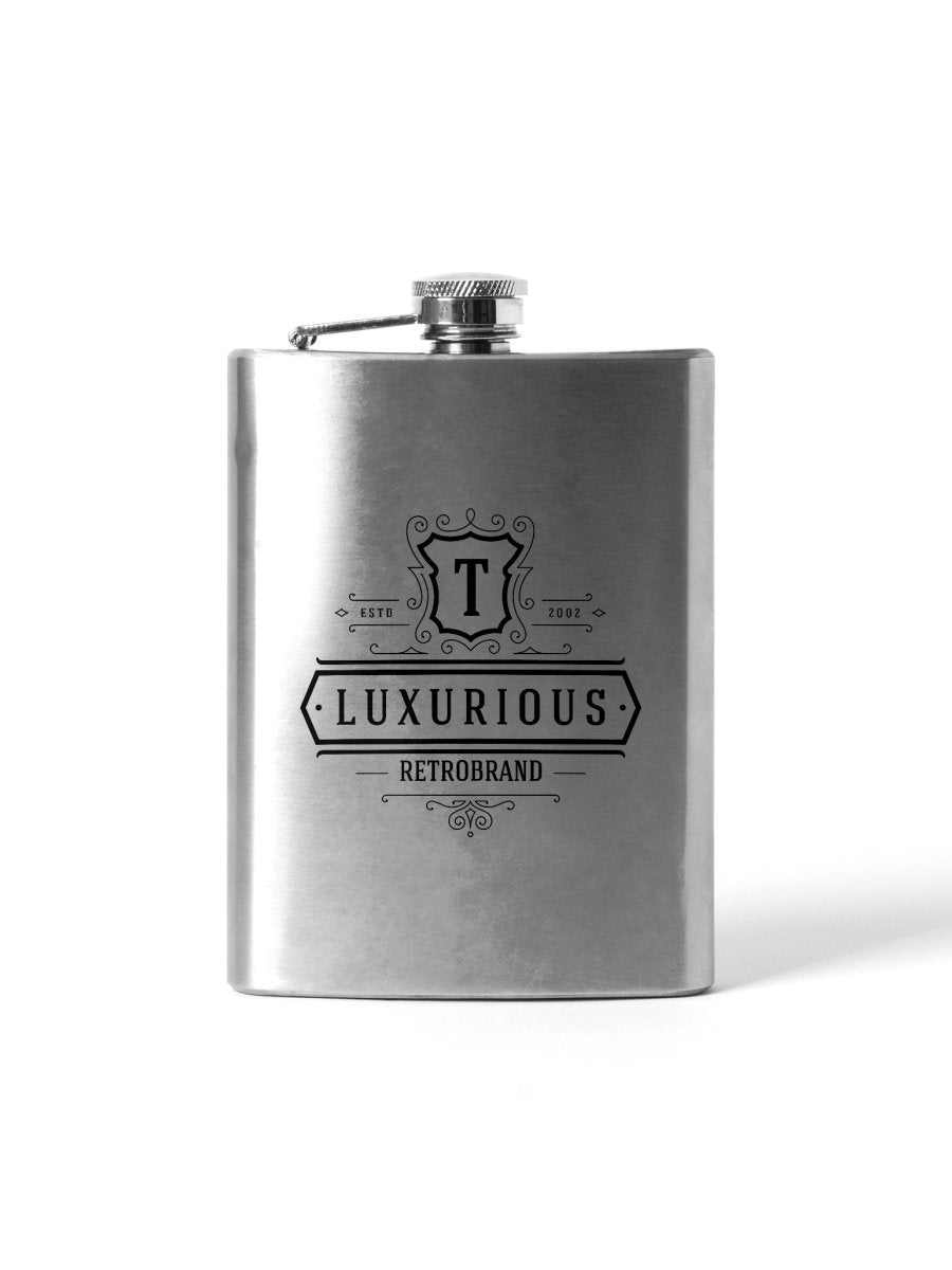 Flasque de hanche personnalisée de 8 oz Image secondaire du produit
