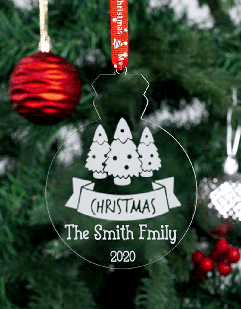 Personalized Christmas Ornaments - Laser Art MTL