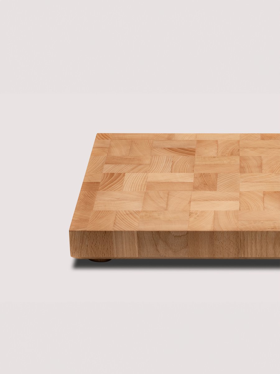 The Grizzly - Big Size Butcher Block - Laser Art MTL