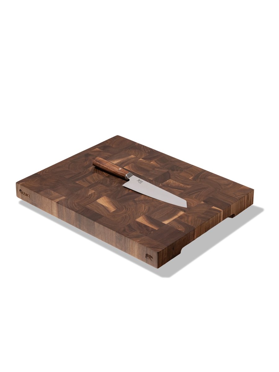 The Grizzly - Large Size Butcher Block - Laser Art MTL