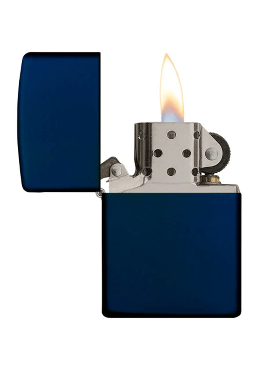 Zippo Navy Matte | Custom Engrave - Laser Art MTL