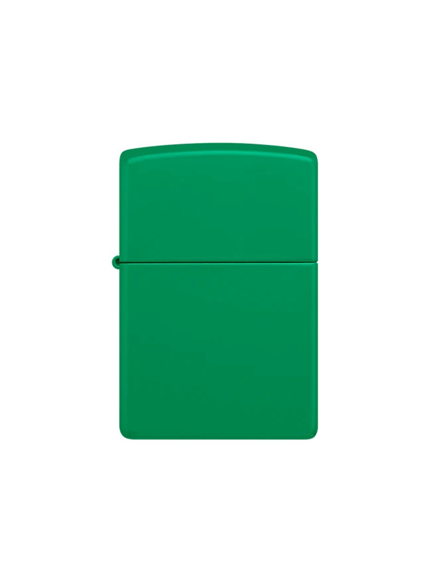 Zippo Reg Grass Green Matte Ltr | Custom Engrave - Laser Art MTL Image principale du produit